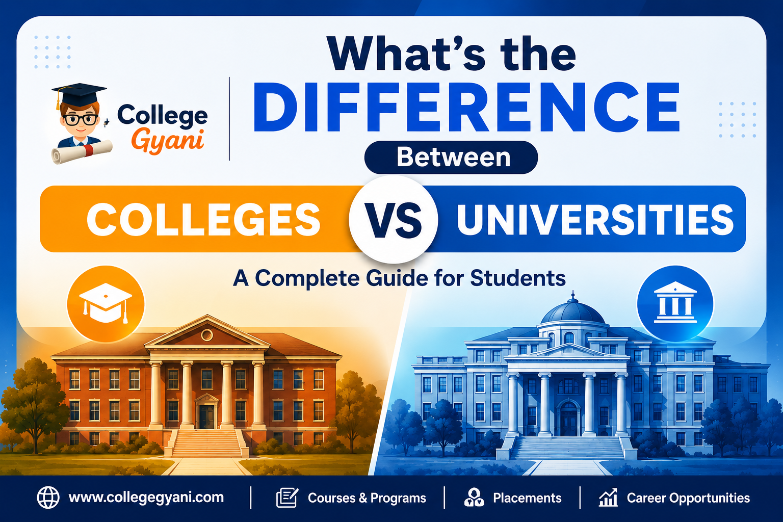 What’s the Difference Between Colleges and Universities?
